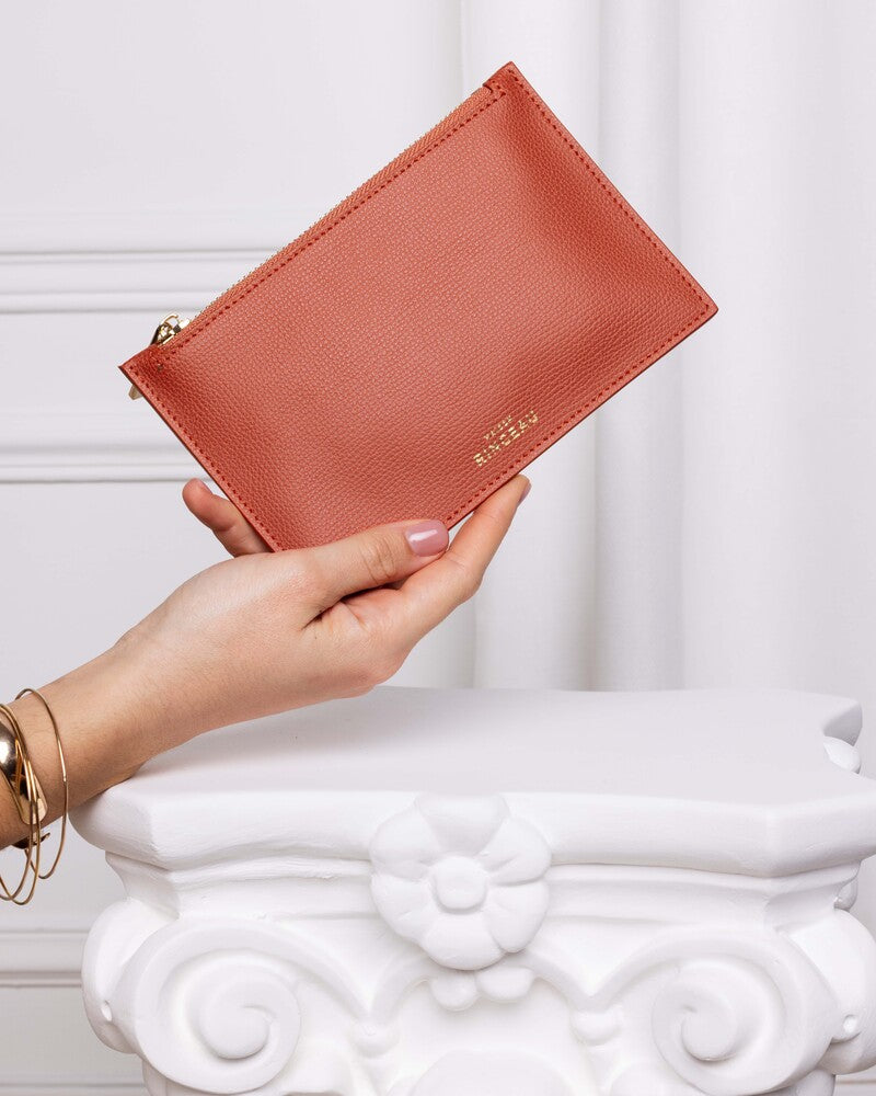 La Pochette Apollon - Grained Sienna